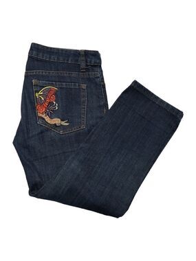 FARLOW Dark Wash Denim Jeans Faith Love Peace Size 3